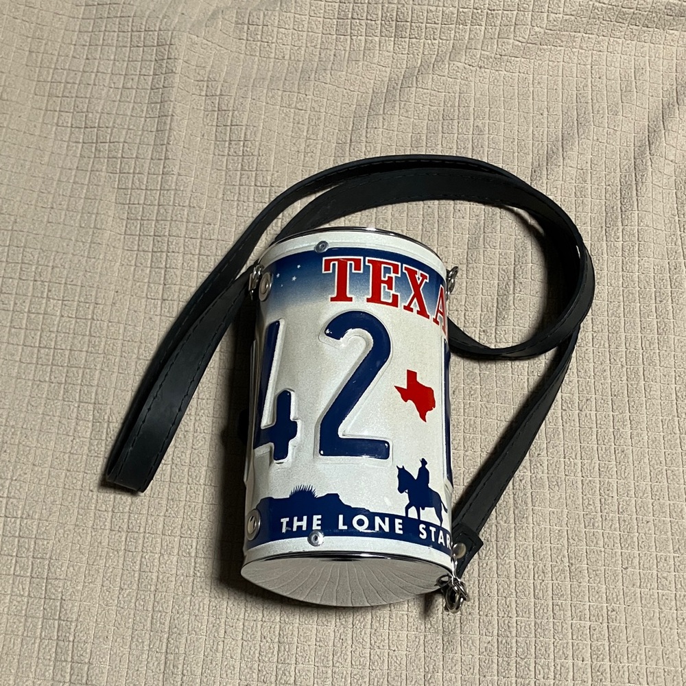 Rare Texas License Plate Little Art Purse